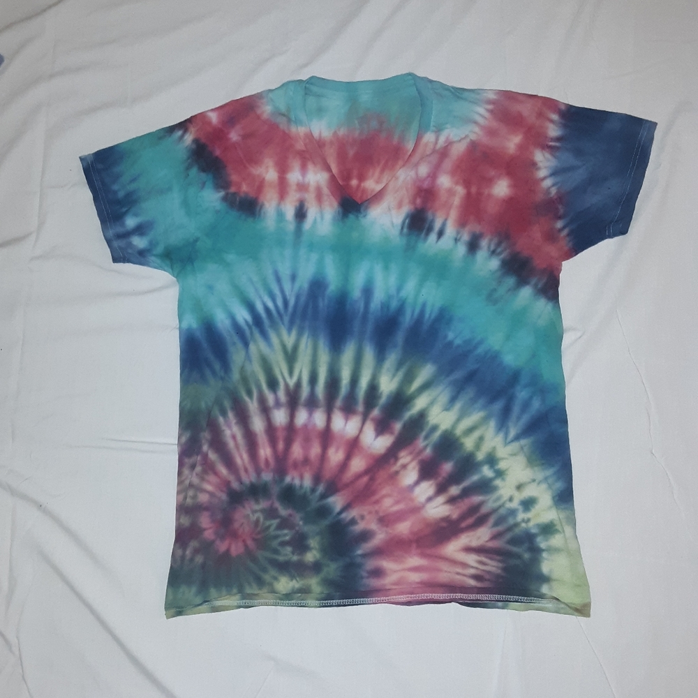Custom Tie Dye V-Neck